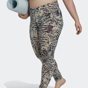 Adidas Women's 11 Honore Studios Leggings - Blue - Plus Size 3x